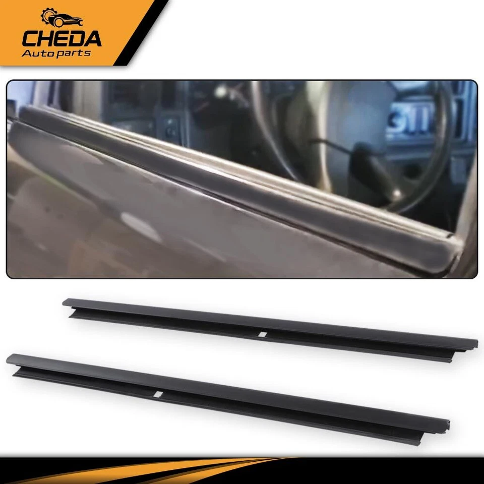 Kit de 2 piezas de fieltro de barrido de ventana exterior par apto para camioneta Chevy GMC Cadillac nuevo Foto 3 de 4