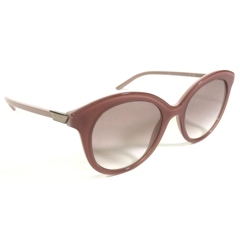 Очки солнцезащитные PRADA SPR02Y 01Y-1L0 полированные розовые оправы кошачий глаз розовые линзы 51-19-140 - Изображение 2 из 4