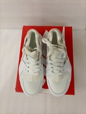 Size 4 GS - Nike Huarache Run Low White Pure Platinum