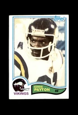 1982 TOPPS FOOTBALL CARD MINNESTOA VIKINGS #396 EDDIE PAYTON