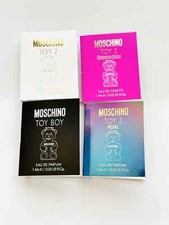 Moschino Perfume Sample Size 4pcs Moschino Toy 2 , Pearl, Bubble Gum, Toy Boy 