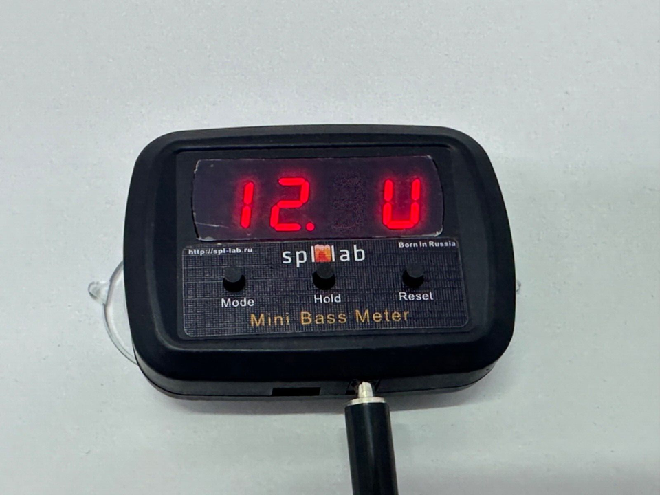 SPLLAB Mini Bass Meter Sound Pressure meter w/ voltmeter V1 RED