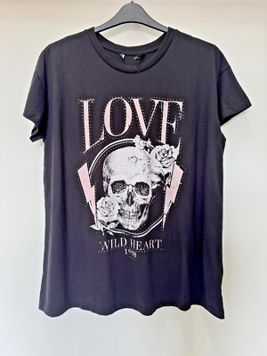 Damen-T-Shirt Ex Yours Übergröße Baumwolle langweilig Größen 16 - 36