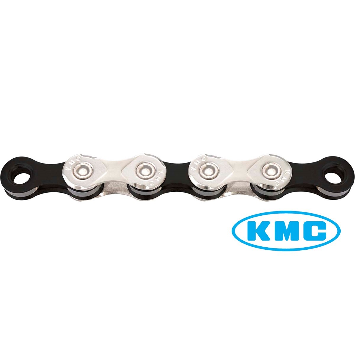 KMC  10 Speed Chain 116 Links inc Snap link Silver/Black
