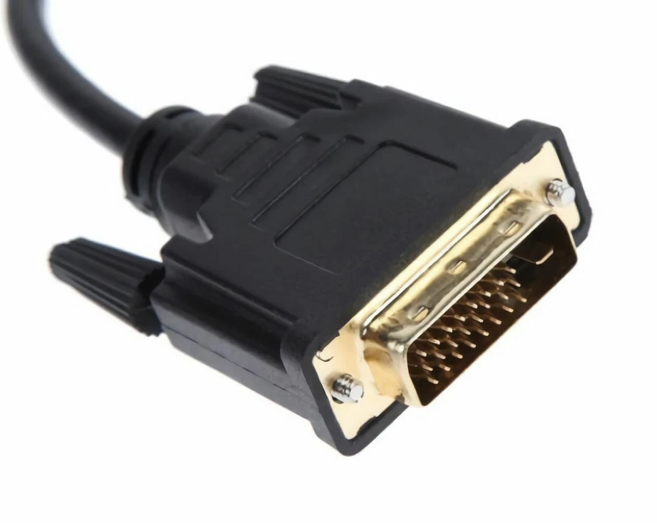 Câble convertisseur adaptateur DVI-D24+1 mâle vers VGA 15 broches femelle - Photo 3/4