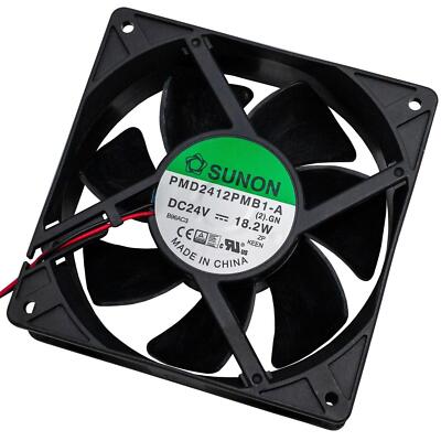 Lüfter 24V DC 18,2W 120x120x38mm 322,7m³/h 4200U/Min 322,7m³/h Sunon PMD2412PMB1