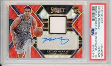 2022-23 Panini Select Asia KEEGAN MURRAY Red Wave Prizm Jersey AUTO RC SP PSA 10