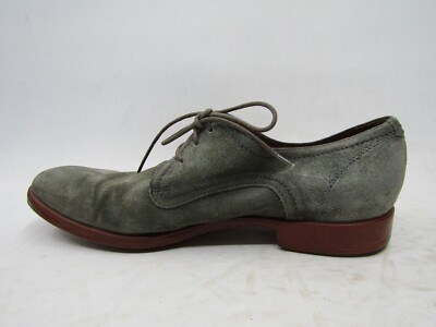 John Varvatos Mens Size 10 M Gray Suede Laces Casual Dress  display picture 1