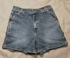 Vintage Riveted By Lee Women's High Waisted Carpenter Shorts Size 8