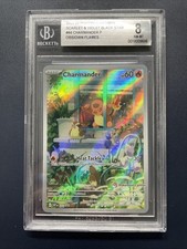 2023 Black Star Promo #044 Charmander Obsidian Flames (*Pokemon Center*) PSA 8