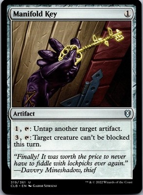 Manifold Key 319 Commander Legends: Battle for Baldur's Gate Magic MTG NM