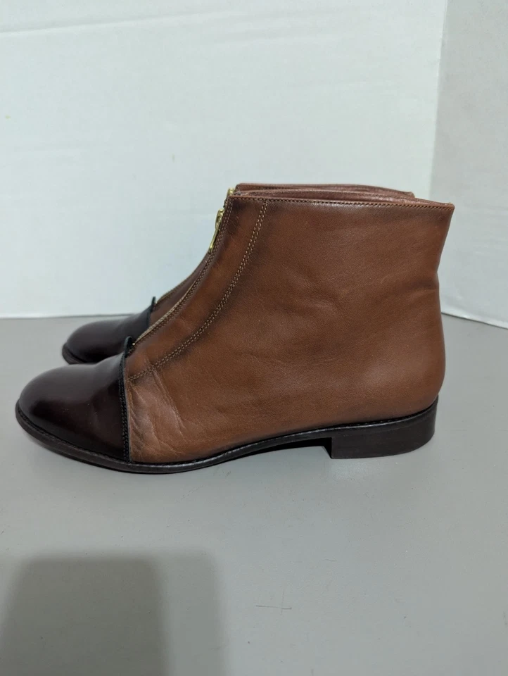 Kamakura Mujer Talla UE 41 (Talla US 10) Botines, Marrón, Hecho en España Foto 3 de 4