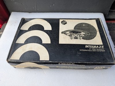 MOREL INTEGRA - 2 II Speaker 8'' 120W RMS 2-WAY CAR 4 OHM SPEAKER PAIR NEW/NOS