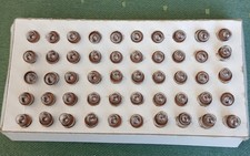 Plaquette 50 ampoules E5 12v pour locos, bâtiments...