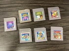 7 Nintendo Gameboy game bundle MarioLand 1&2 Dr Mario Kirby PacMan Tetris