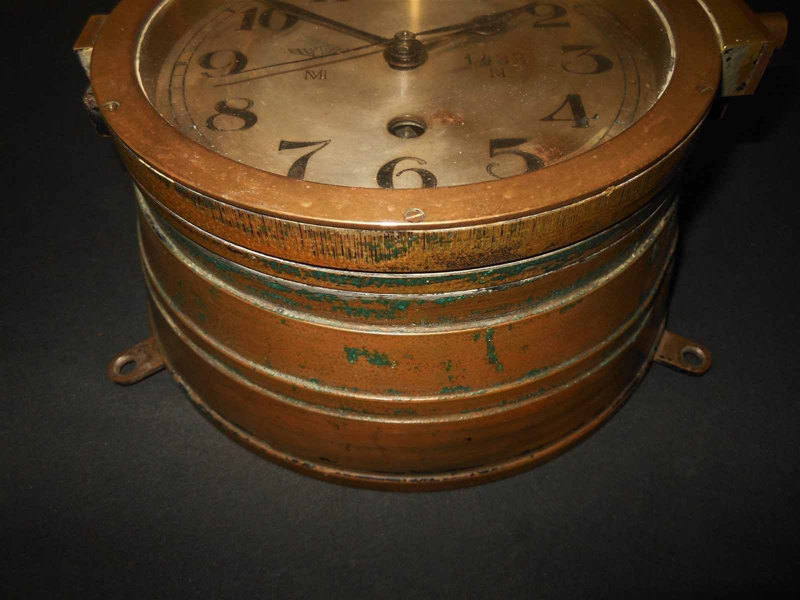 WW2 German Kriegsmarine Kieninger & Obergfell - U-BOAT & SHIP CLOCK - VERY NICE!