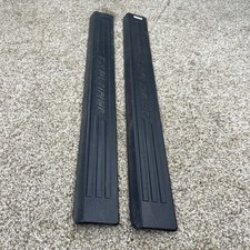 1995-2000 Ford Explorer Front Door Sill Scuff Plates Oem Black