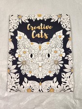New Creative Cats Coloring Book Zenlabs booklet USA Made Adult Teen