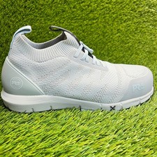 Timberland Pro Radius Knit Womens Size 7.5 Gray Composite Toe Safety Work Shoes