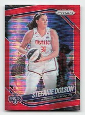 2025 Panini Prizm WNBA #112 Stefanie Dolson Red Pulsar Prizms #/299
