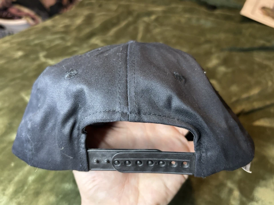 Sombrero De Colección 40 Cumpleaños Negro Snap Back Gorra Finalmente 40 So Happy I Could Puke Foto 4 de 4