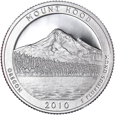 2010 S National Parks Quarter Mount Hood Gem DCam Proof CN-Clad