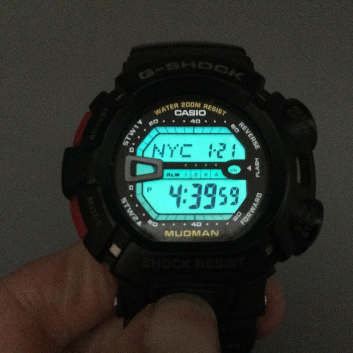 Casio G-Shock Mudman G-9000 3031 Mens Digital Watch 47mm Black
