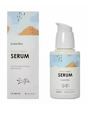 GLAMFOX Double Effect Retinol + Collagen FACIAL SERUM 1.76 floz Korean Retinol