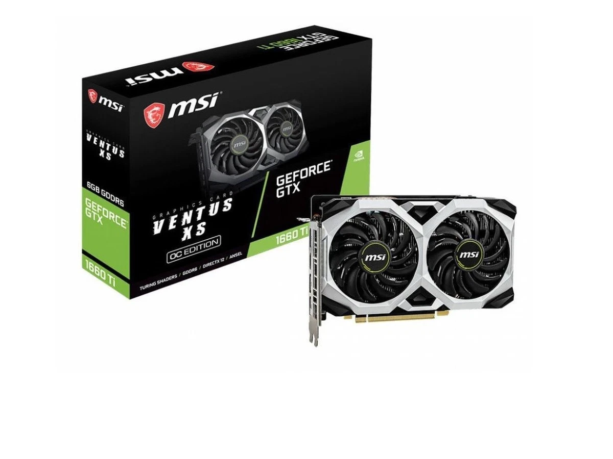 NVIDIA GeＦＯrceGTＸ1660 6GB GDDR5 MSI NVIDIA GeForce GTX 1660 NVIDIA Computer Graphics Cards for