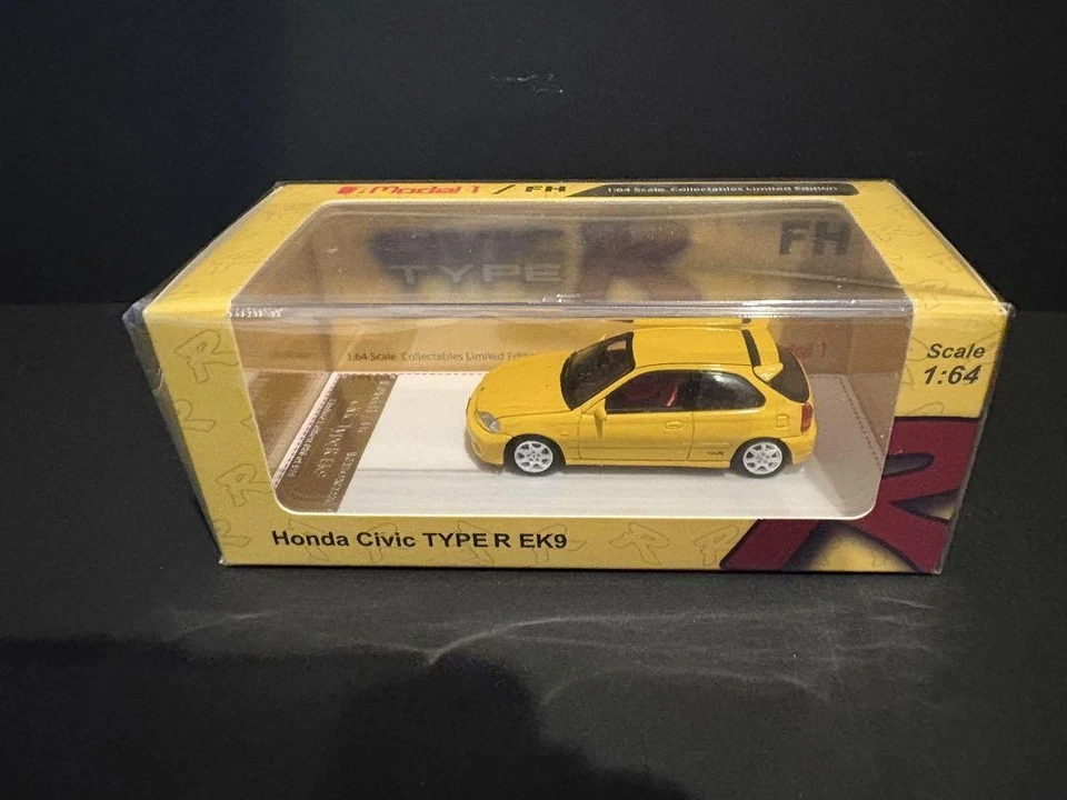 One Civic Type R EK9 escala 1/64 modelo fechado - Imagem 2 de 2