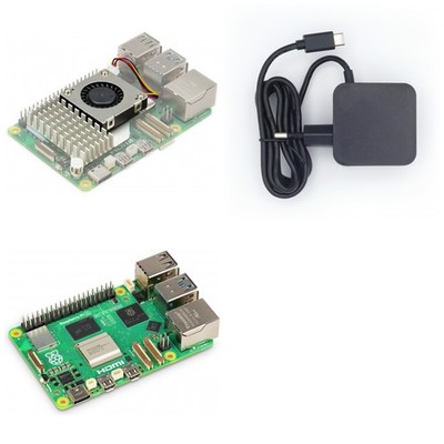 Raspberry Pi 5, 4GB RAM, Active Cooler Kit