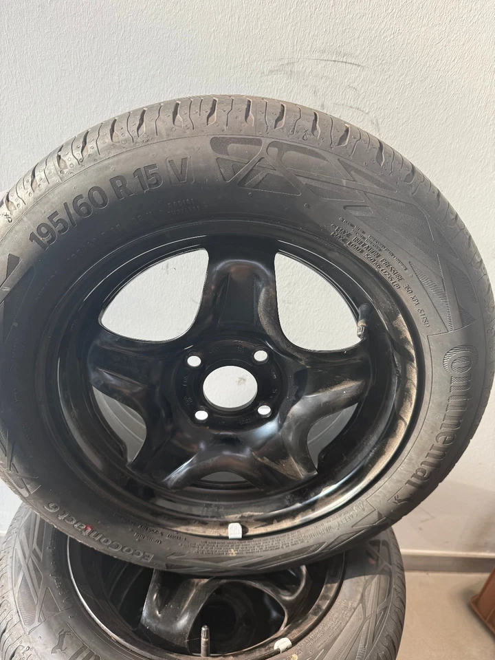 Satz Sommerräder Ford Fiesta VII ab05/17 195 60 R15 Continental Original DOT3722 - Bild 3 von 4