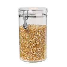Oggi 72-Ounce Clear Acrylic Canister with Locking Clamp