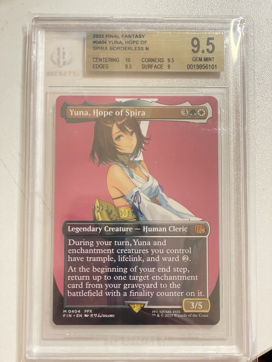 mtg final fantasy yuna hope of spira Magic The Gathering - Universes Beyond - Yuna, Hope of Spira [Borderless
