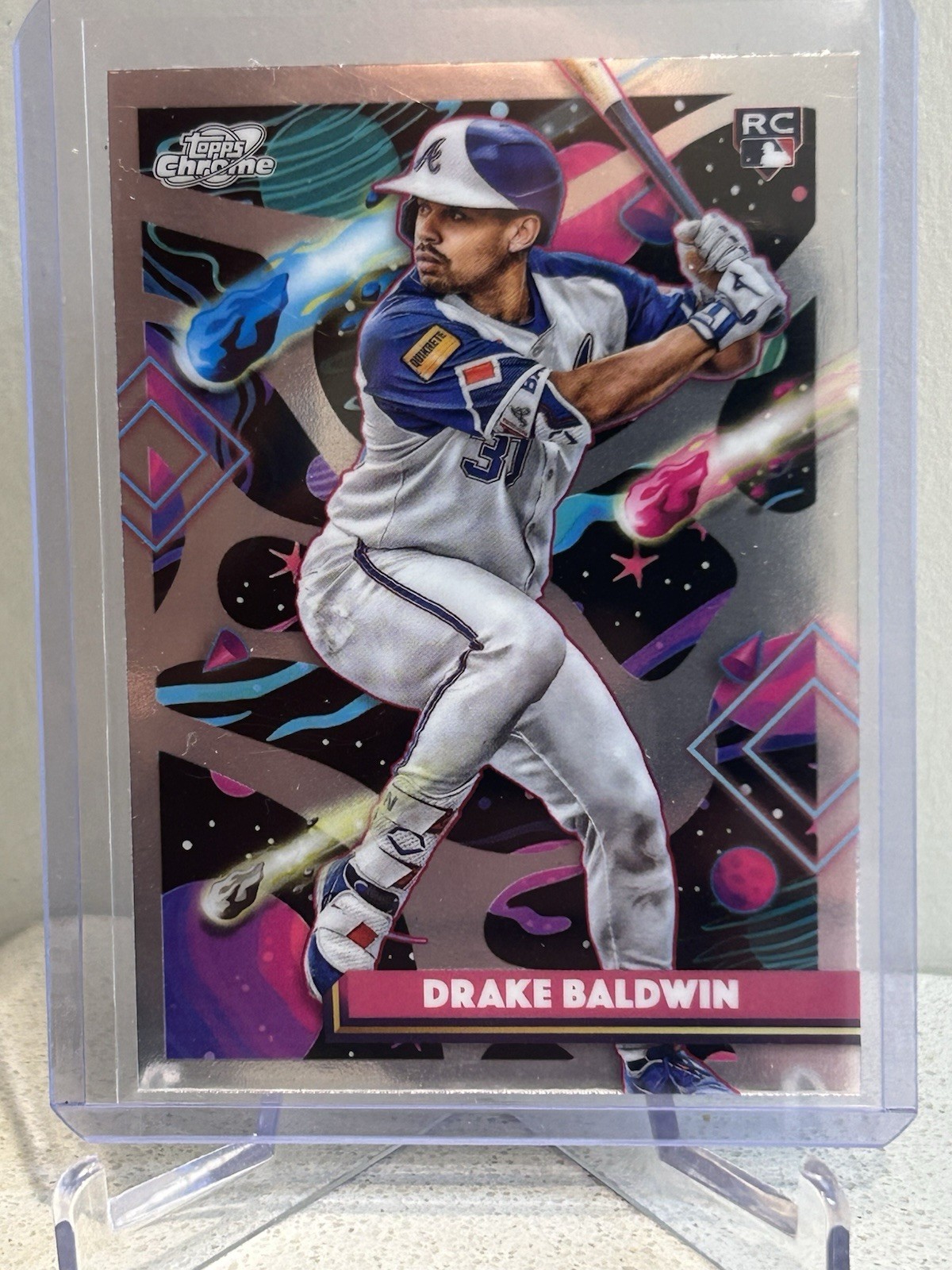 2025 Topps Cosmic Chrome Drake Baldwin RC Rookie Atlanta Braves #96 ROTY