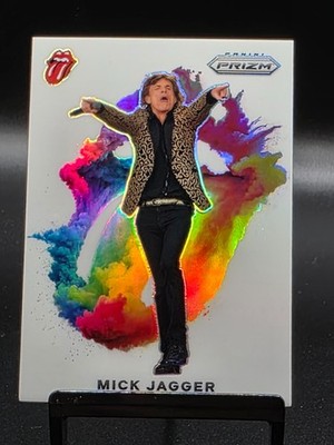 2025 PANINI PRIZM THE ROLLING STONES MICK JAGGER COLOR BLAST SSP CASE HIT #1