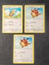 Noctowl 107/147 & 2x Hoothoot 106/147 Pokemon card SM Burning Shadows NM
