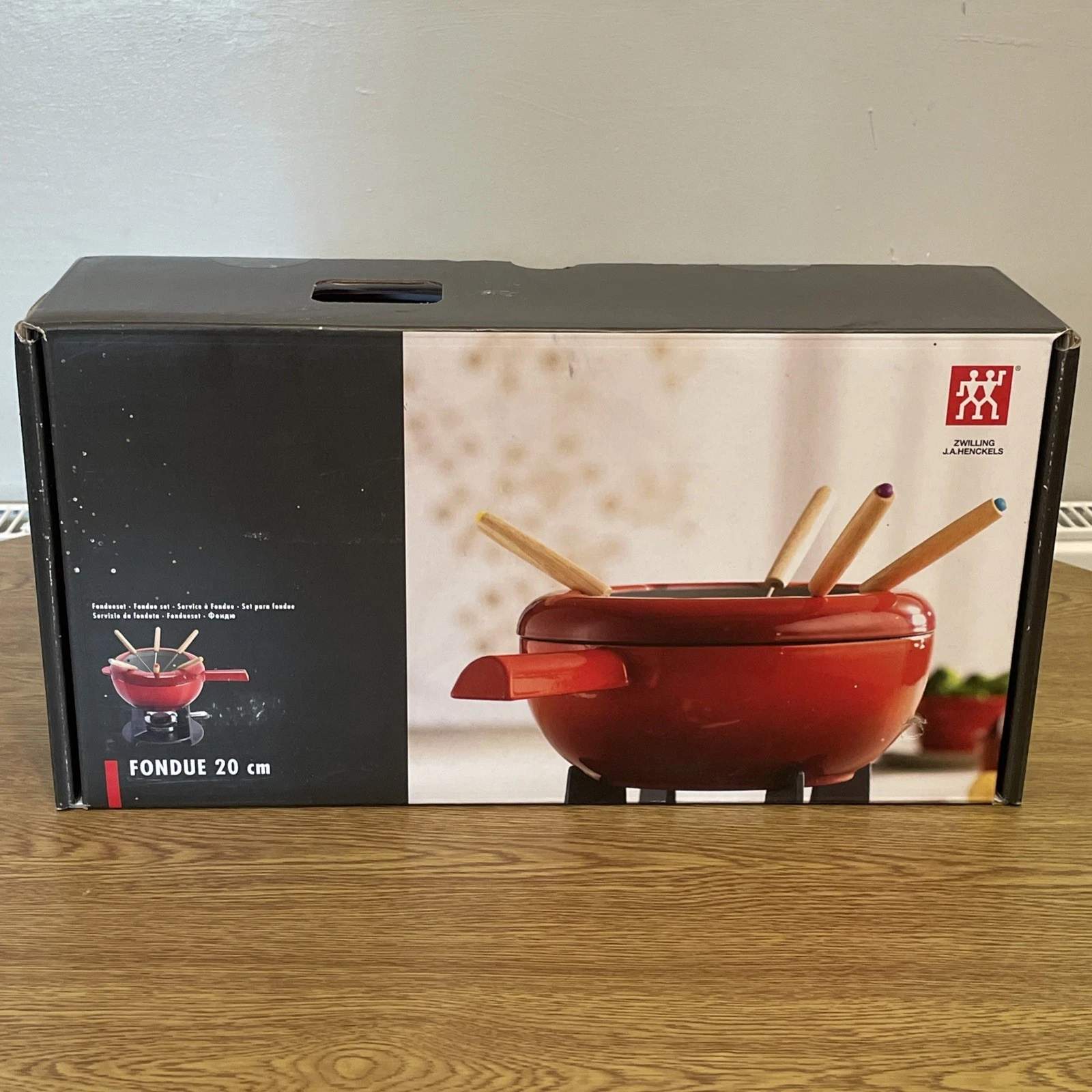 Zwilling Cherry Fondue Set Enamel Cast Iron Includes Forks Induction Suitable
Opens in a new window