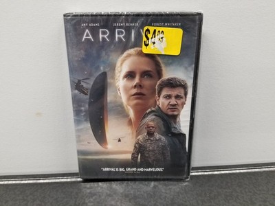 Arrival DVD 2016 Amy Adams Jeremy Renner Sci-Fi Drama Film ~ New Sealed