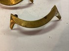 30-50’s Rare Unique Art Deco Set 4 Vintage Hardware Art W/screws Brass? — photo 5