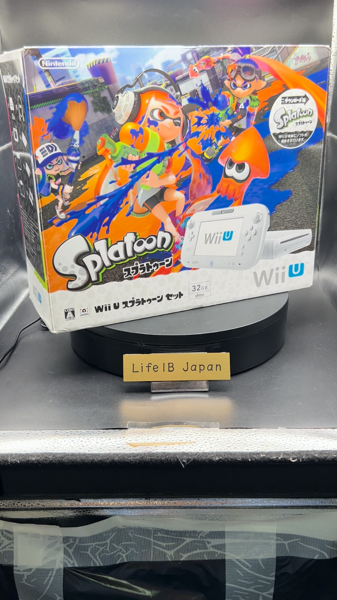 Nintendo Official Wii U Console Splatoon Boxed Set 32GB JP Version