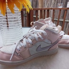 Nike Air Jordan 1 Mid PS Pink Wash White Violet Frost FD8781-601 Girl's Size 13c