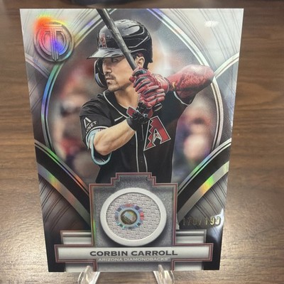 CORBIN CARROLL 2026 TOPPS TRIBUTE STAMP OF APPROVAL RELIC /199 Patch Game Worn