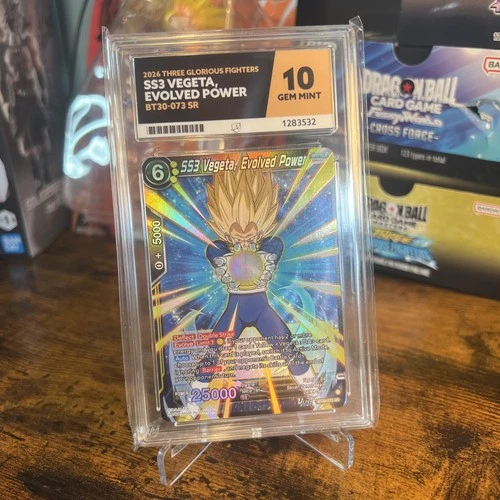 SS3 Vegeta, Evolved Power BT30-073 SR ace 10 perfect sub grades pop 2 ￼