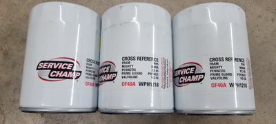 Service Champ WPH1218   Oil Filter Fits FRAM PH5 Valvoline VO-56 (SET OF 3)
