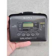 Sony Walkman WM-FX415 Portable Cassette Player AM FM Radio Auto Reverse Black