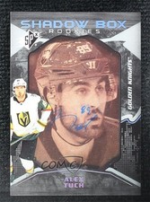 2017-18 SPx Shadow Box Rookies Variant Tier 1 100/148 Alex Tuch #35 Auto eb7
