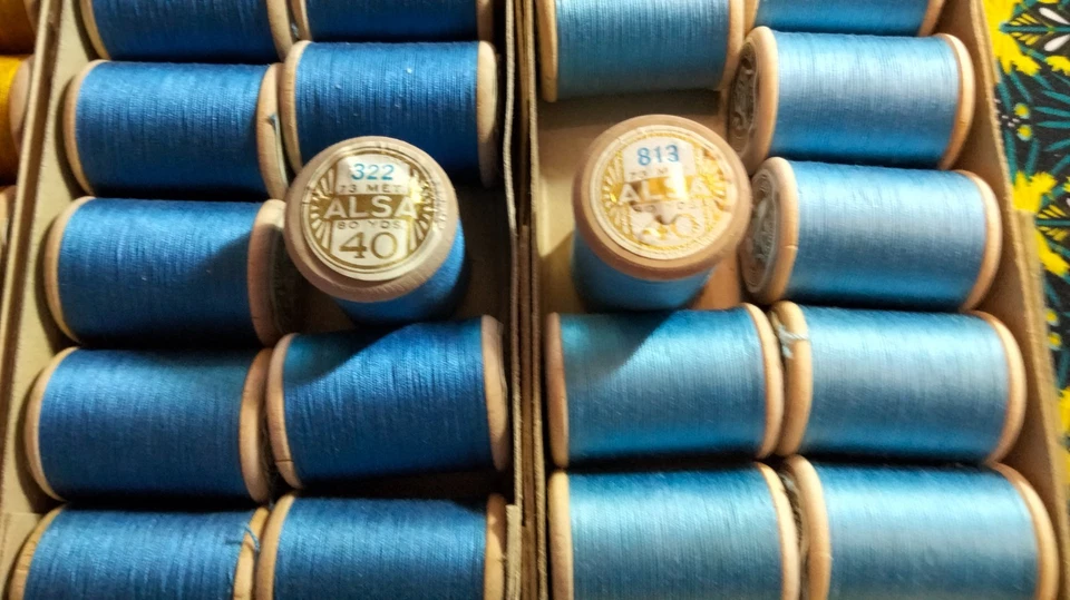 mercerie ancienne - 1 bobine de fil coton DMC ALSA 40 pour couture et broderie - Photo 3/4