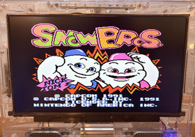 Snow Brothers - NES Nintendo - Aut&eacute;ntico - Calidad Coleccionista - Limpieza Profunda