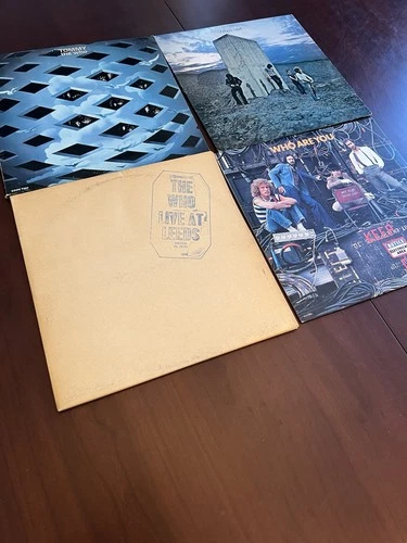 Lot of 5 Vintage Vinyls The Who Various Titles Please See Photos